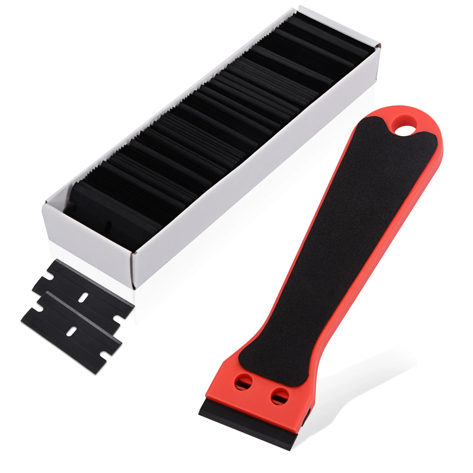 EHDIS Автомобильная виниловая оберточная пленка скребок Ракель + 100 шт. черные