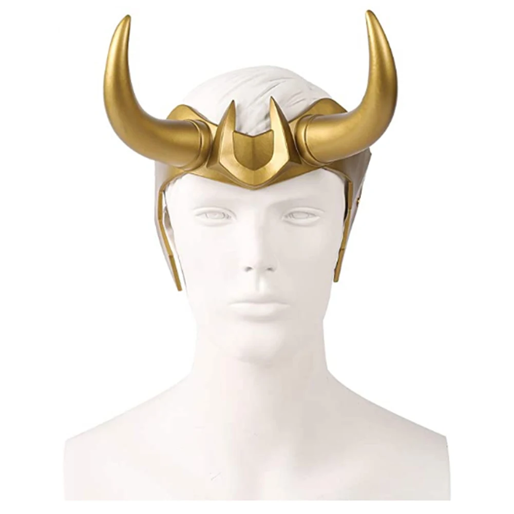 ПВХ головной убор Loki для косплея повязка на голову шлем реквизит маскарада