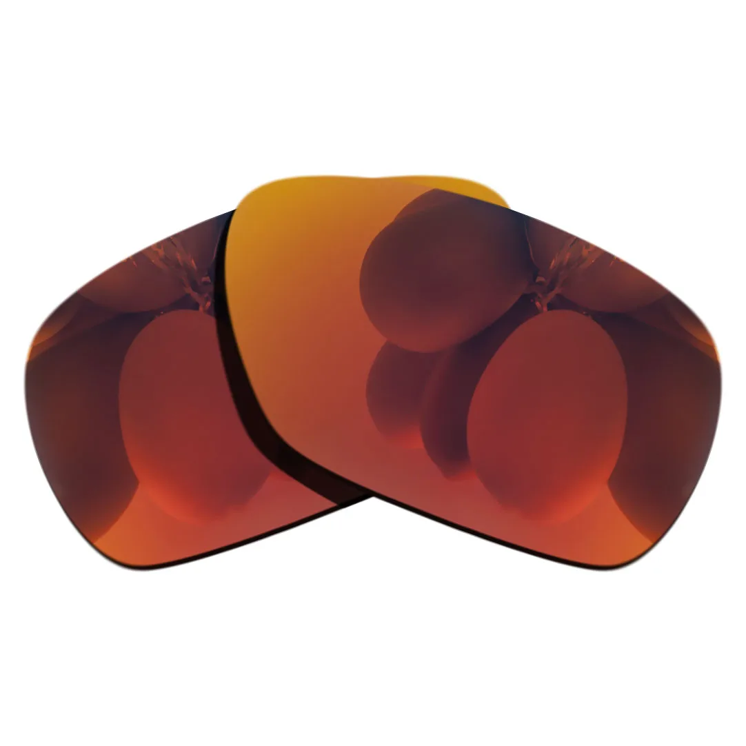 

Polarized Sunglasses Replacement Lenses for-Inmate Frame - Fire Red