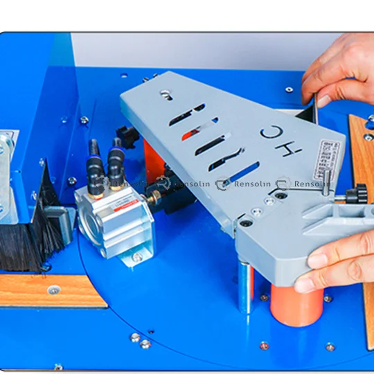 

Mini MDF double pvc edge trimmer manual edge banding machine