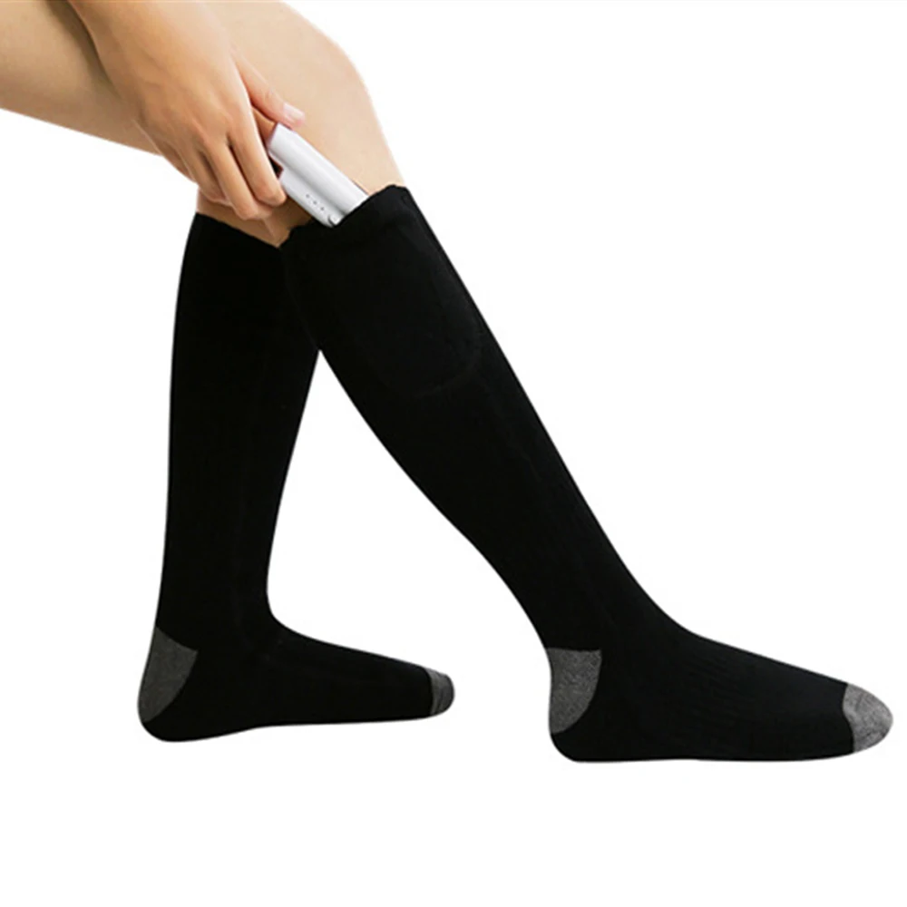 

Smart Heating Socks Battery Electric Heated Socks Therapy Comfortable Winter Outdoor Sports Thickened Warm Socks for Women Men