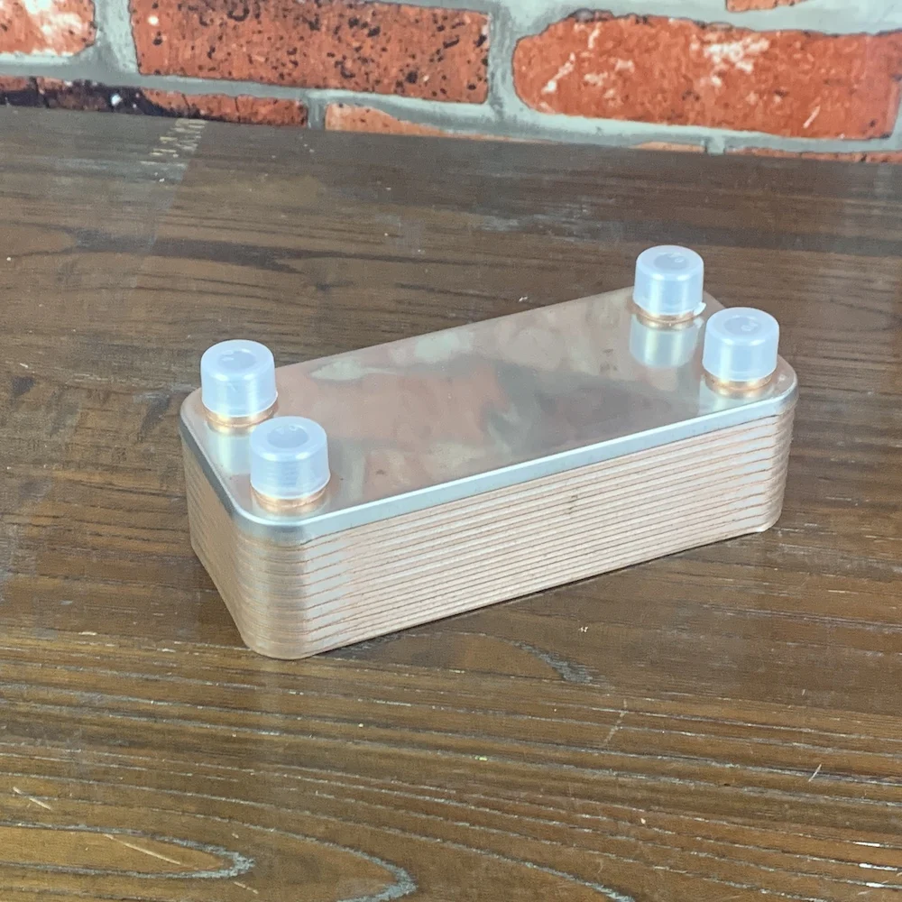 Паяный пластинчатый теплообменник Чиллер Для суслона материал из нержавеющей