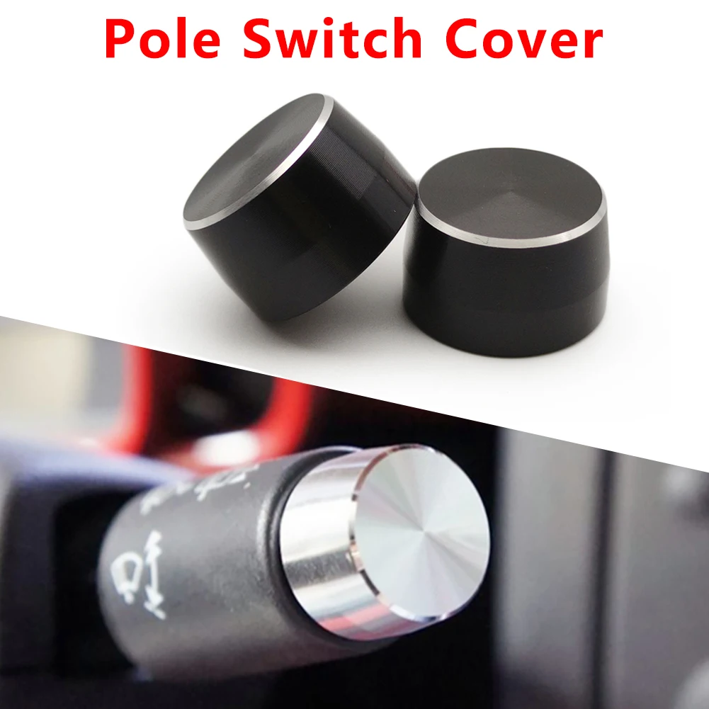 

2PCS Alloy Light Switch Gear Cover Lever Cover Cap For Mercedes-Benz Smart Fortwo W450 W451 1998-2014 Car Interior Accessories