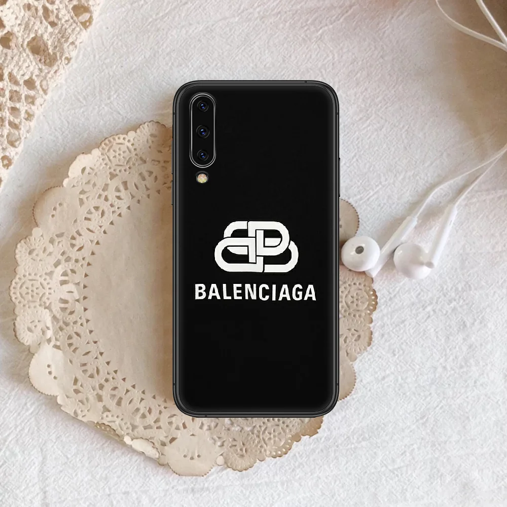 

French luxury Phone Case Cover For Samsung Galaxy A10 A11 A20 E A21 A30 A40 A41 A50 A51 A70 A71 A81 S 4G 5G black Prime Soft