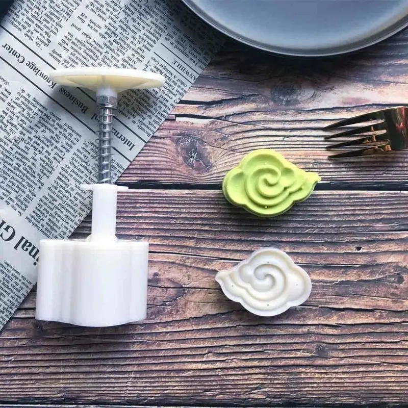 Форма для пирожных 50 г 3D облака цветы дизайн штамп печенья сделай сам форма в виде