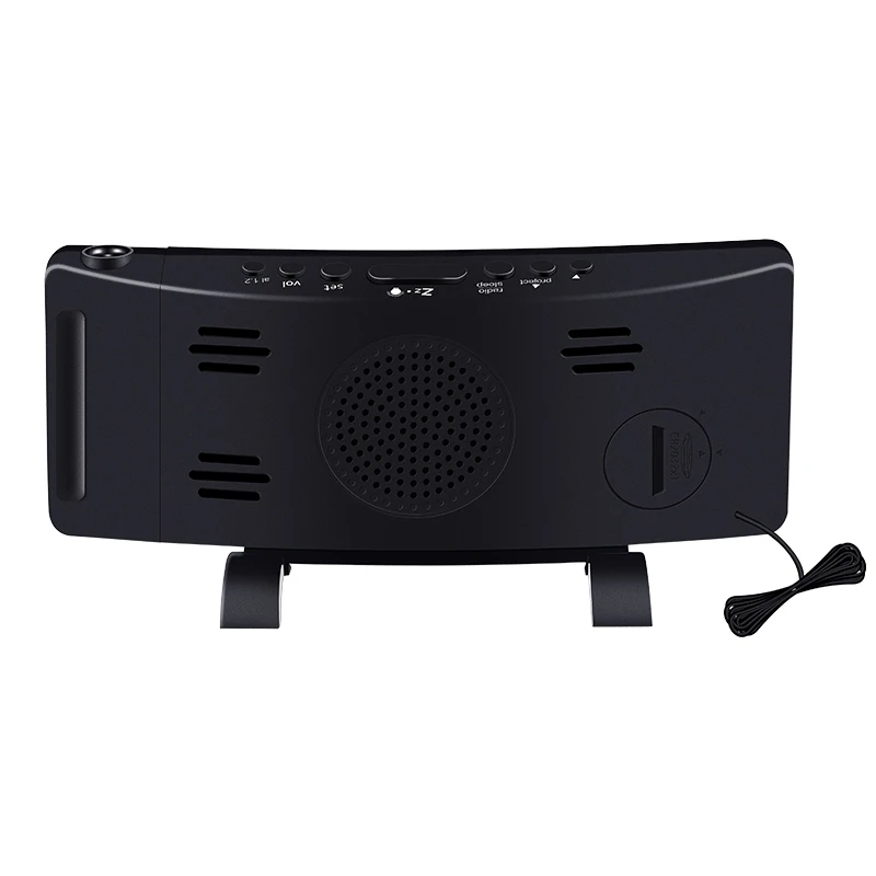 Проекционный будильник часы светодиод цифровой дисплей температуры и влажности