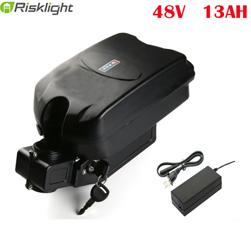 Аккумуляторная батарея лягушка 48 В 13А А литий ионный аккумулятор с BMS и зарядным