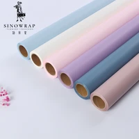 58cm20m decoration fresh cut flowers packing solid colored wrapping paper roll