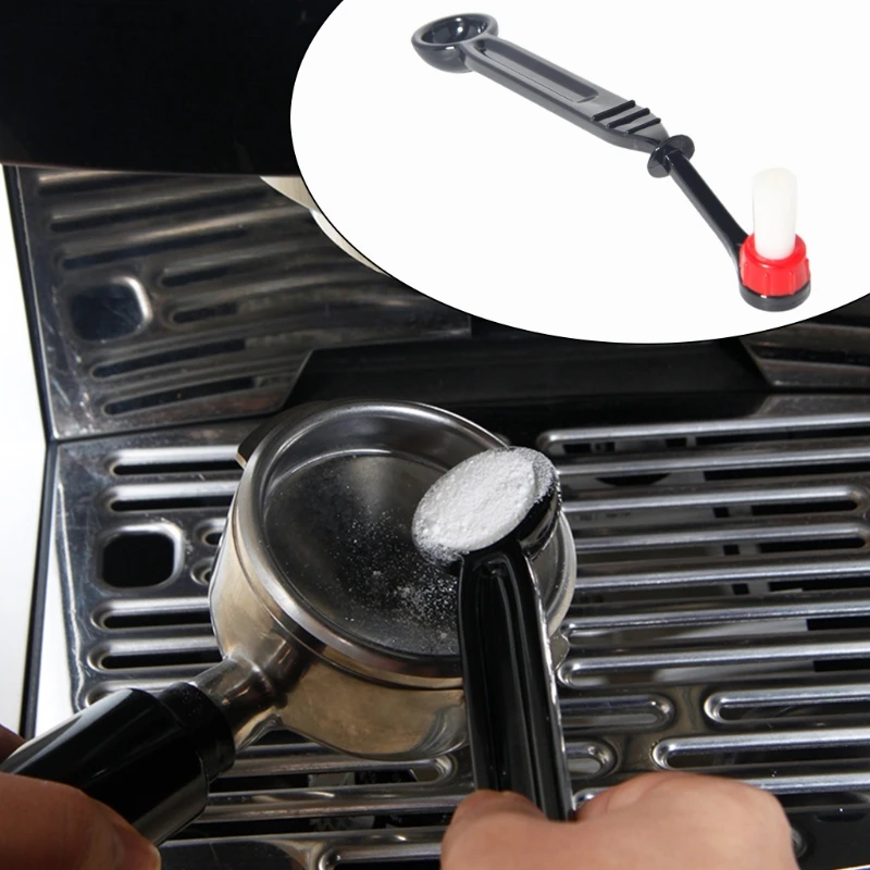 Полуавтоматическая кофемашина 2 в 1 очиститель кистей с ложкой бариста эспрессо