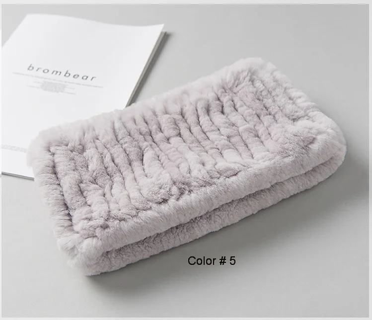 Бесплатная доставка Новый шарф из натурального меха кролика рекс 5 цветов