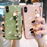 Wristband Bag Plating Soft Phone Cases For Huawei P10 Lite P20 P30 P40 Smart 2019 Y9S Mate lite 20X TPU Cover