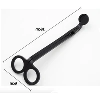 stainless steel frosted matte black candle wick scissors 500pcslot