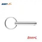 8 мм BSET MATEL морской класс быстроразъемный шариковый штифт для лодки Bimini верхний палубный шарнир морской из нержавеющей стали 316 аксессуары для лодок