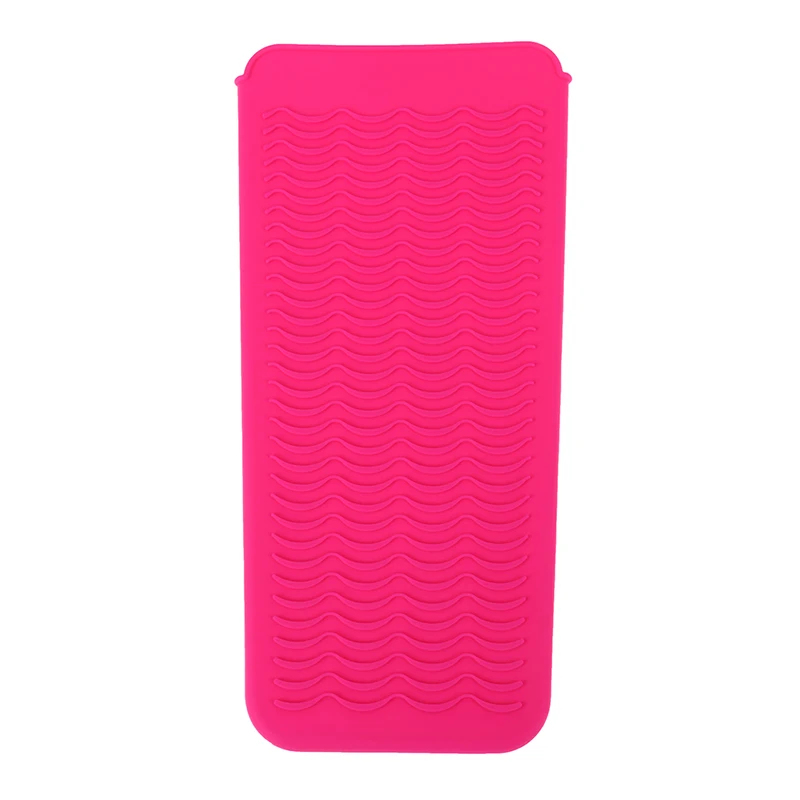

Silicone Heat Resistant Travel Mat Pouch For Curling Iron Hair Straightener Multi-function Non-slip Flat Iron Hair Styling Tool