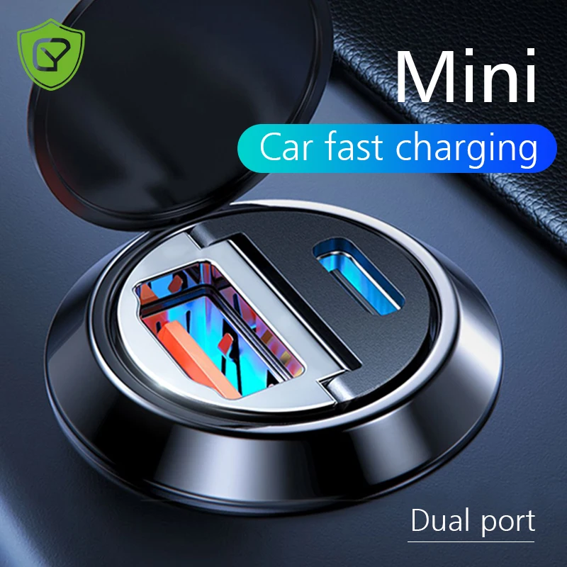 

Автомобильное зарядное устройство с двумя USB-портами, 30 Вт