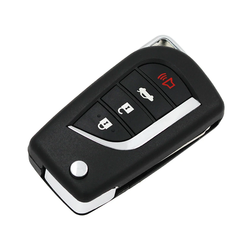 Обновленный Флип дистанционный брелок для Toyota 4-Runner RAV4 Yaris 4 кнопки 314,2 МГц 2010-2015G чип FCC: HYQ12BBY B41TA B42TA