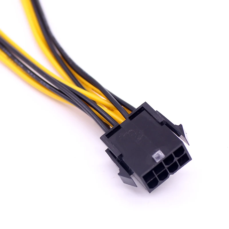 10 шт./лот PCI-Express PCIE 8 Pin к Dual (6 + 2) VGA Видеокарта адаптер питание Кабель pci-e кабель