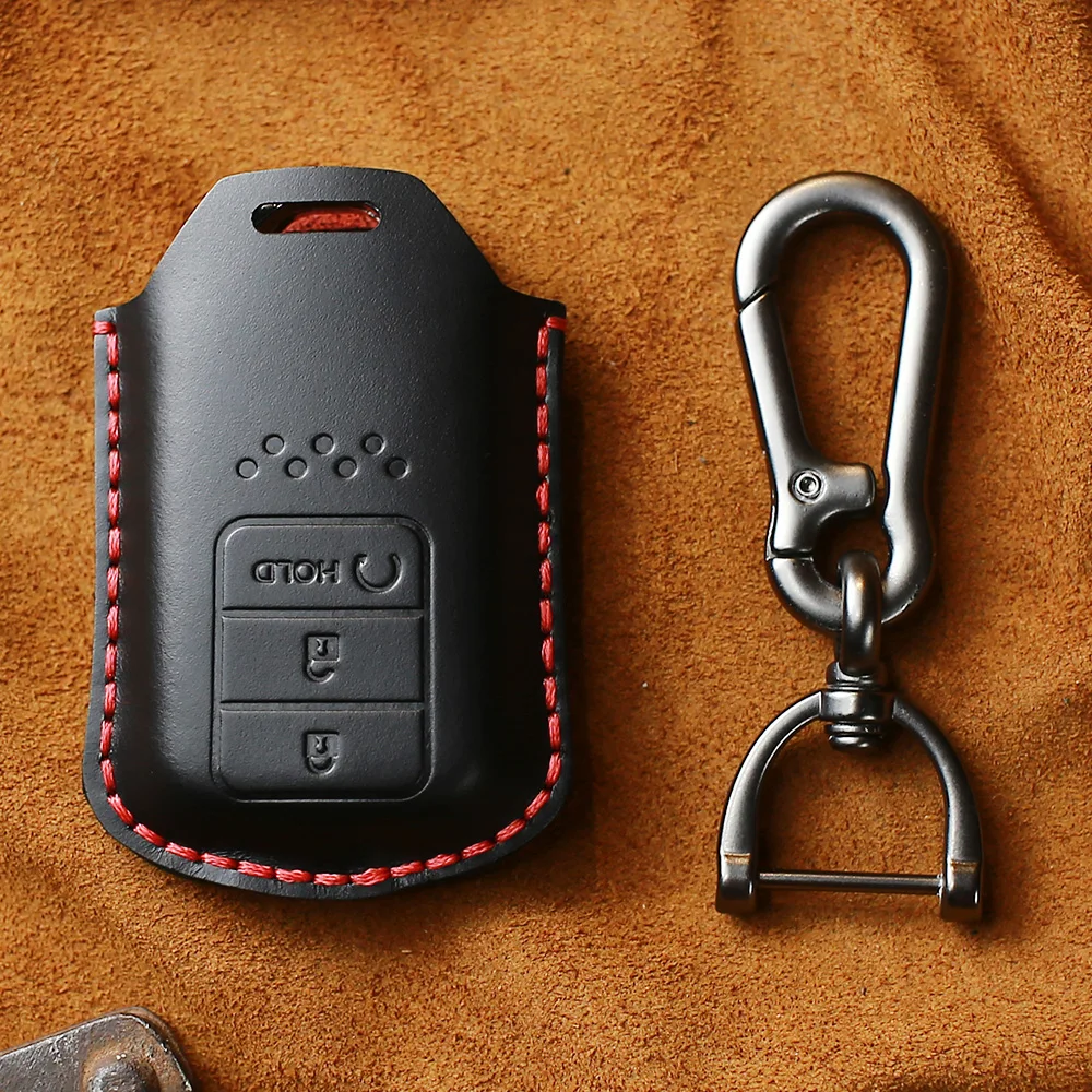 Чехол KEYYOU из натуральной кожи с дистанционным управлением для Honda XRV Vezel HRV CRV CR-V