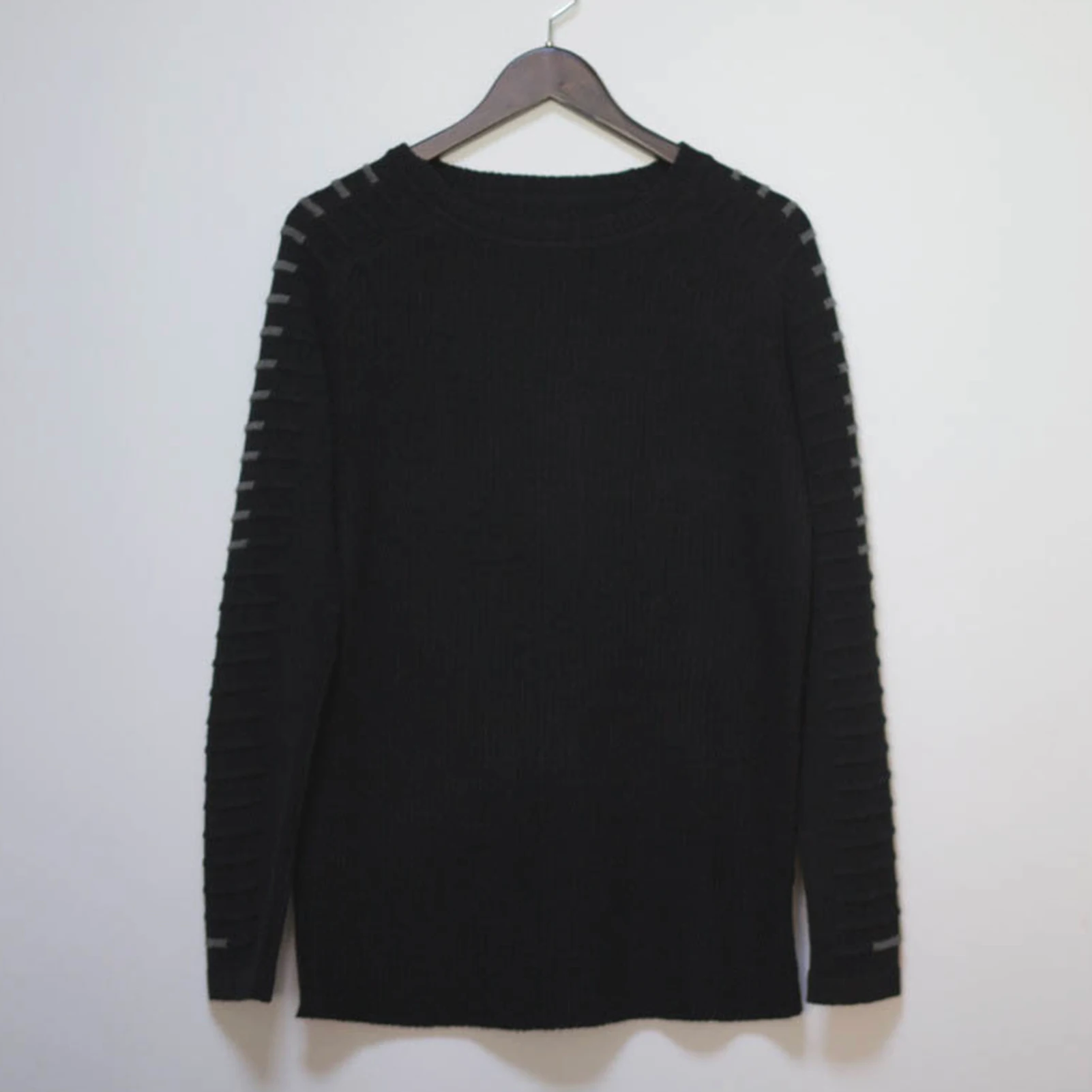 

Men Knitted Sweater Slim Warm Keeping Top Winter Men Pullover for Daily Polyester men Clothing 2021