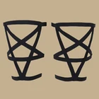 Подвязка с пентаграммой ремень готический, сексуальная подвязка для тела в стиле панк, Свадебная Звезда, Женский Рейв, чулки-бандаж ремни для нижнего белья, пояс