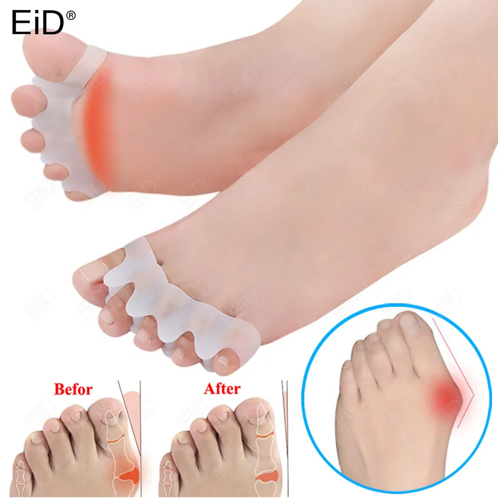

Soft Silicone Gel Bunion Toe Corrector Nail Protector Foot Skin Care Tool Toe Hallux Valgus Straightener Spreader Care Tool Unis