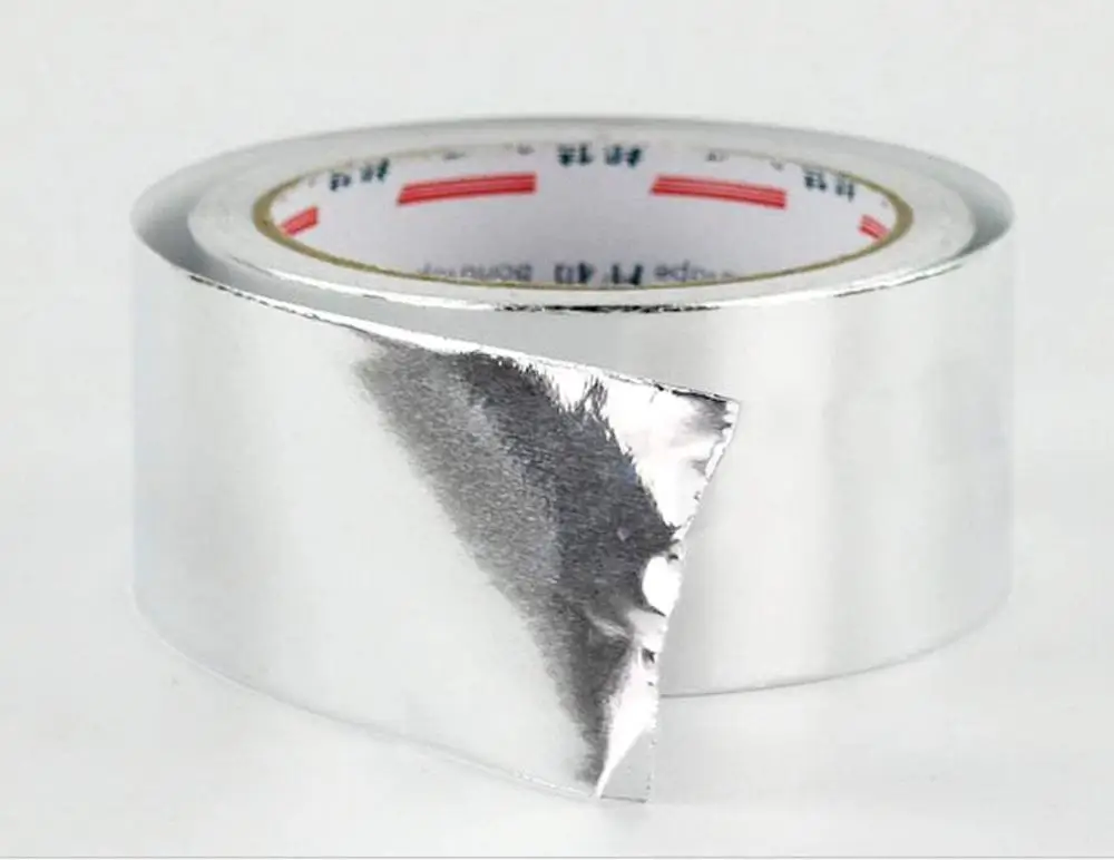 Алюминий Фольга Светоотражающая клейкая лента 1 9 дюйма x 20 метров сверхпрочный