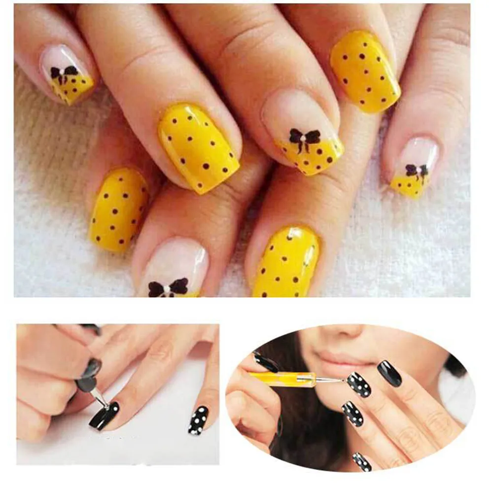 5 шт./компл. точечные ручки для дизайна ногтей|Доттсы| |