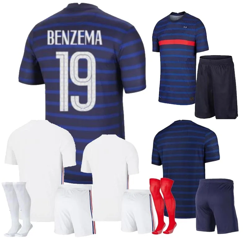 Франция Детская футбольная майка Для мужчин Футбол рубашка для мальчиков Костюм