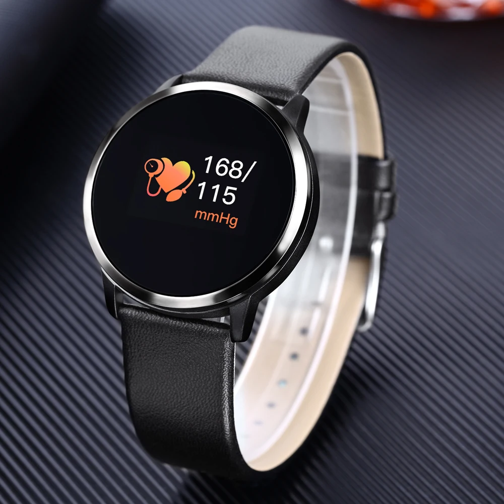 

RGTOPONE New Arrival Q8 Touch Screen Smart Watch Women Fashion Fitness Tracker Heart Rate Monitor Beautiful Men Wristwatch band