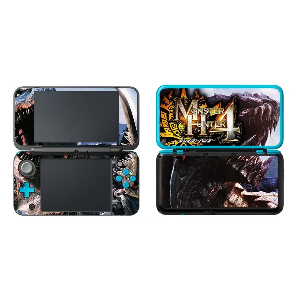 Монстр наклейка охотника кожи Стикеры чехол для нового 2DS LL XL Nintendo 2dsll из винила и