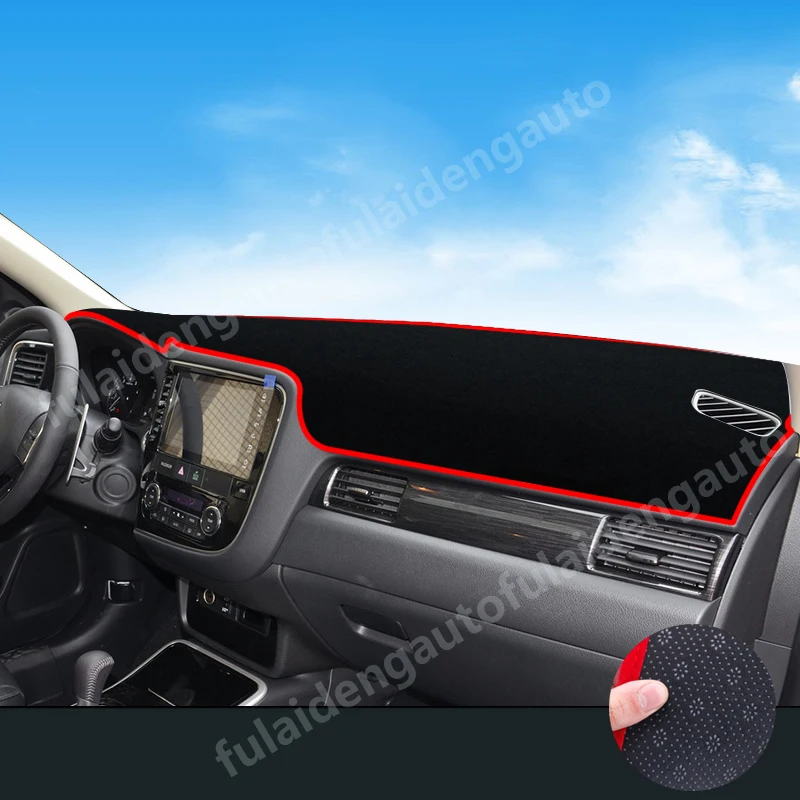 Для Mitsubishi Outlander 2013-2019 интерьер приборной панели автомобиля тире коврик
