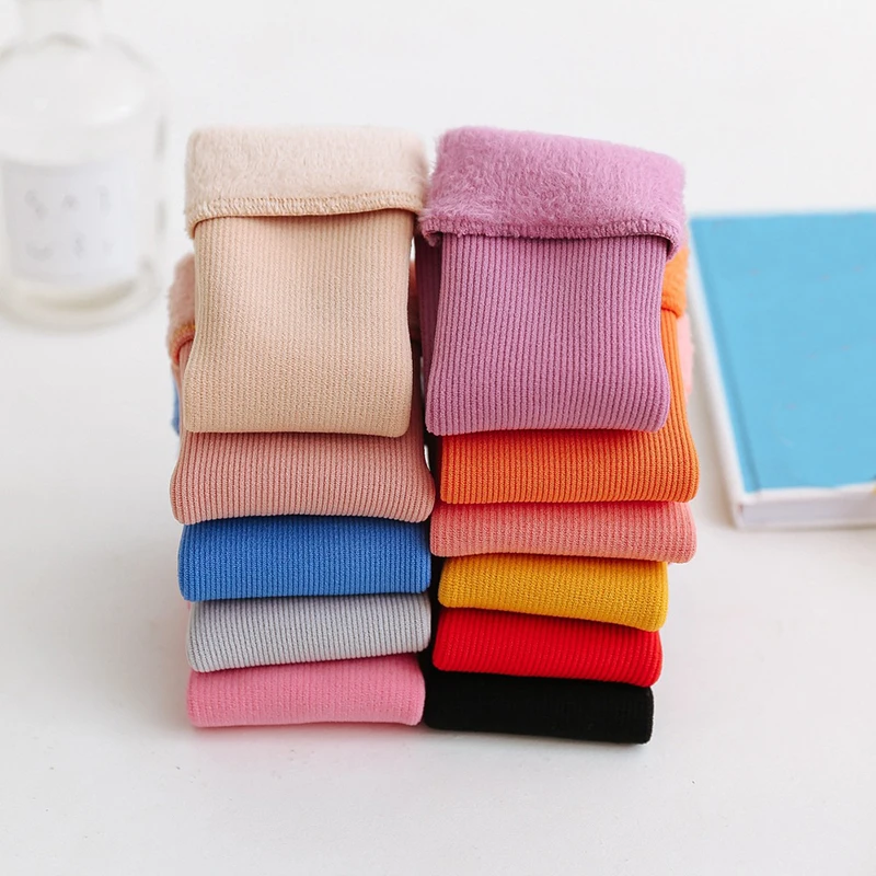 От 3 до 12 лет Детские Зимние теплые шерстяные кашемировые зимние носки бесшовное