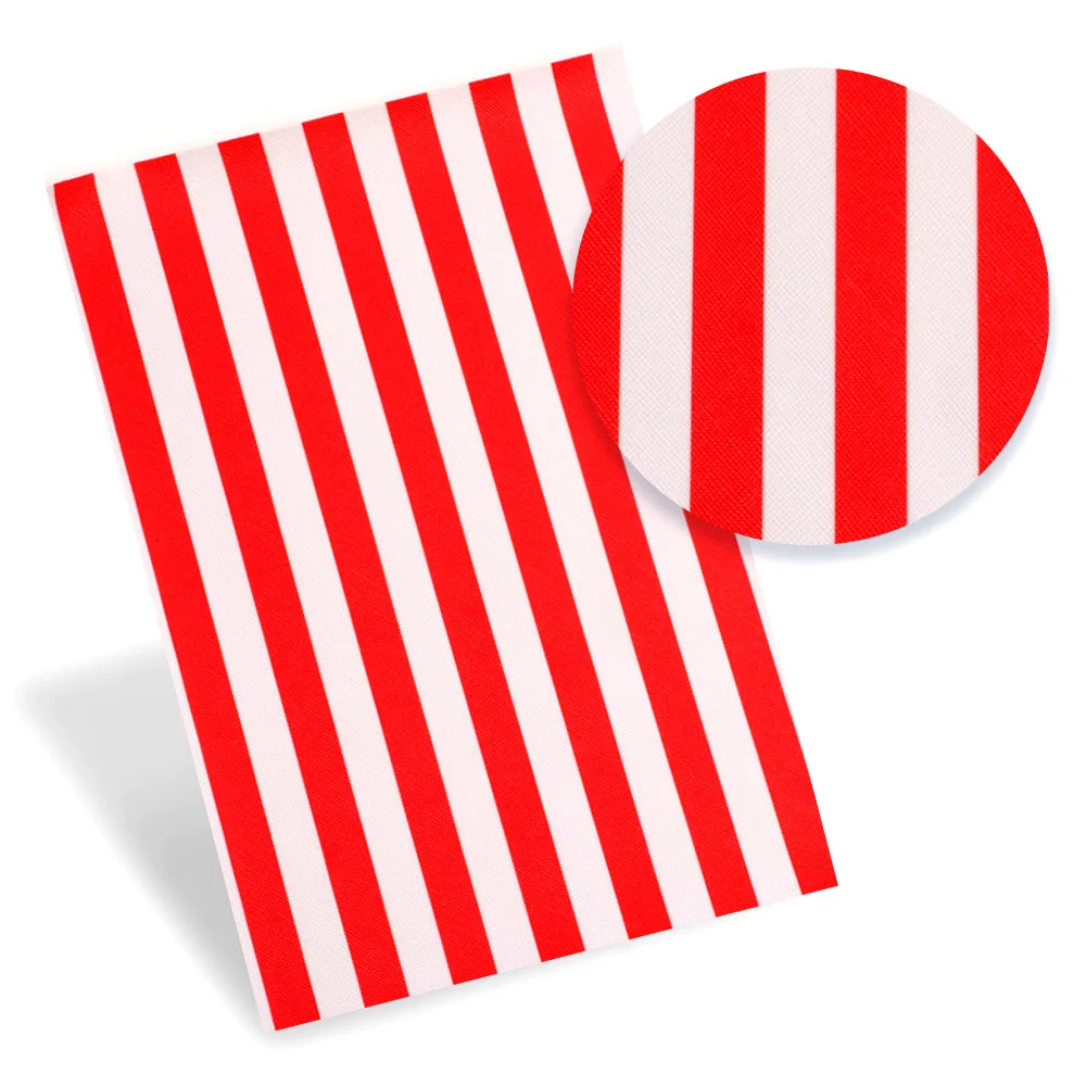 22X30CM искусственная кожа с принтом звезд и полосок размером A4, синтетическая ткань для шитья, искусственный ПУ материал для самостоятельного создания сумок.