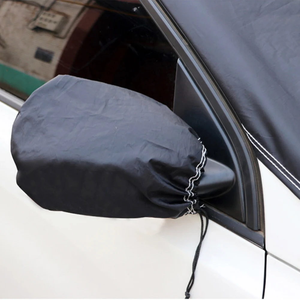 

Car Windshield Waterproof Frost Snow Cover, Windproof Summer Windshield Sun Shade Fits Most Cars, SUVs