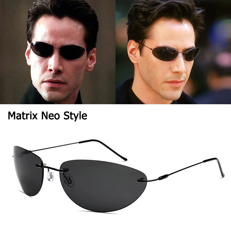 Модные крутые поляризационные солнцезащитные очки JackJad 2021 года Matrix Neo