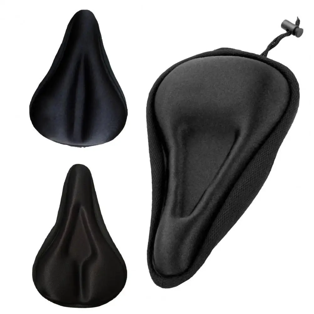

MTB Bike Bicycle Silicone Saddle Seat Cover Protective Cushion Riding Accessory Bicycle Silicone Saddle Seat