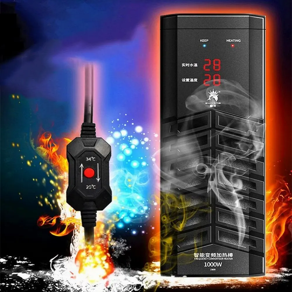 Аквариумный нагреватель стержень для аквариума термометр воды 300 Вт 500 800 1000