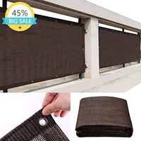 privacy fence screen windscreen cover 3x4m fabric shade tarp netting mesh cloth heavy duty brass grommets for balcony patio