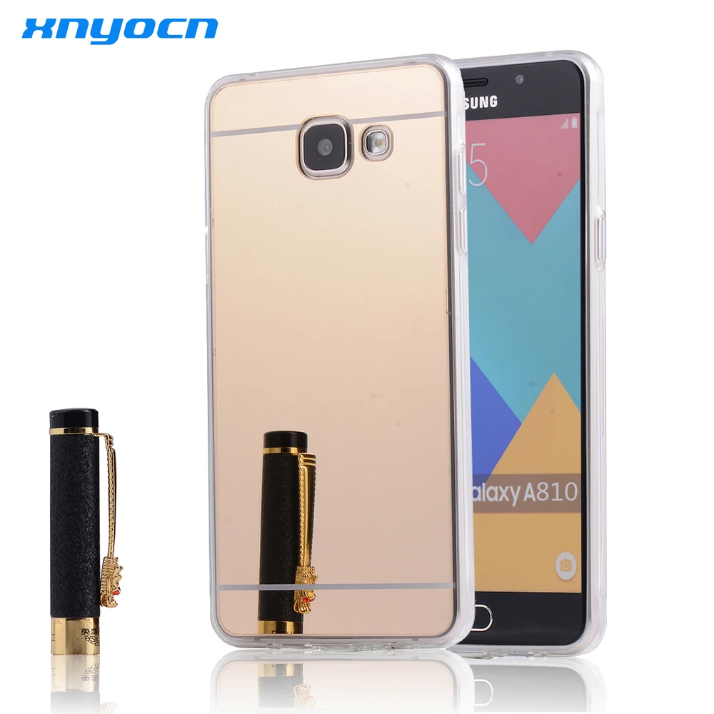 Прозрачный зеркальный ПК Мягкий чехол из ТПУ для Samsung Galaxy A8 A8000 A7 A7000 A5 A5000 Grand Prime G530