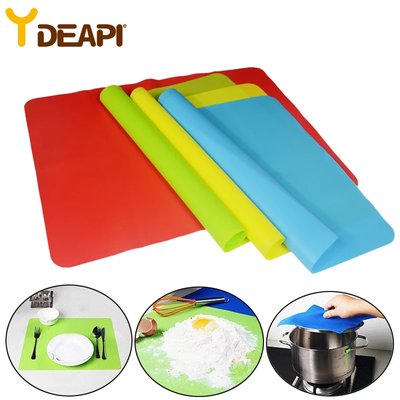 

YDEAPI Gadgets Mat Heat Resistant Waterproof Insulation Silicon Cup Mat Coasters Kitchen Accessories Kitchen Tools Table mat