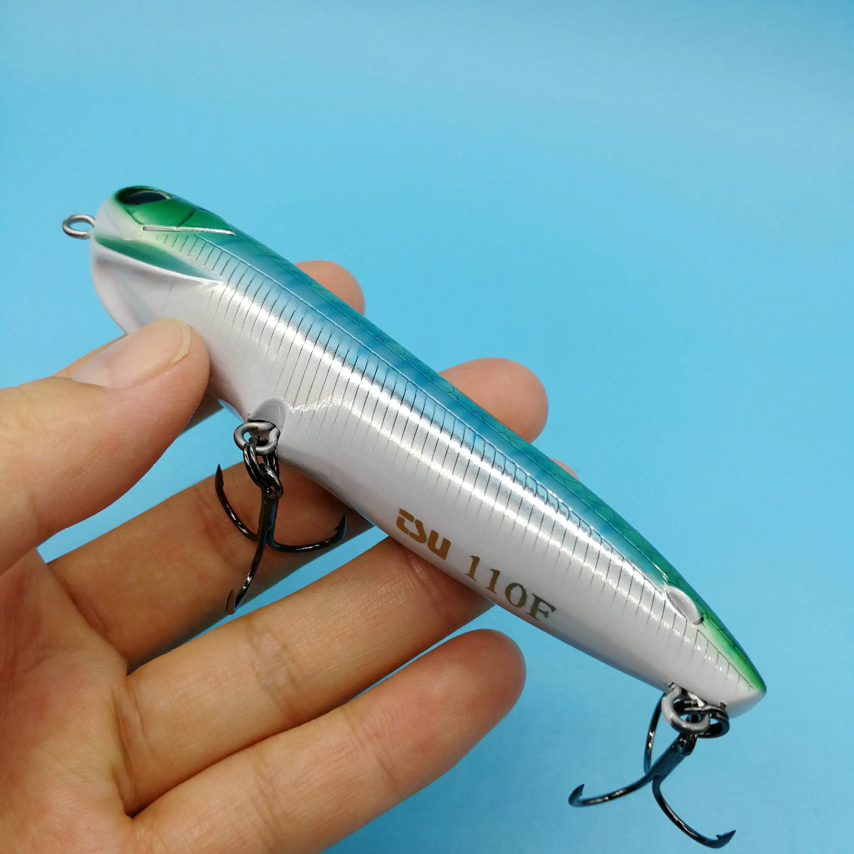 

TSURINOYA 3PCS/LOT Floatinig Pencil Fishing Lure DW91 110mm 18.8g Long Casting Pike Bass Top Water Hard Bait Popper Wobblers