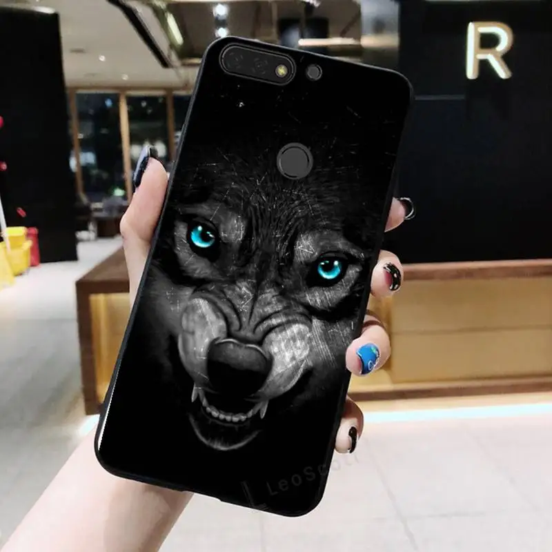 

Wolf Anima Bling horror Phone Case For Huawei Honor 7C 7A 8X 8A 9 10 10i Lite 20 NOVA 3i 3e
