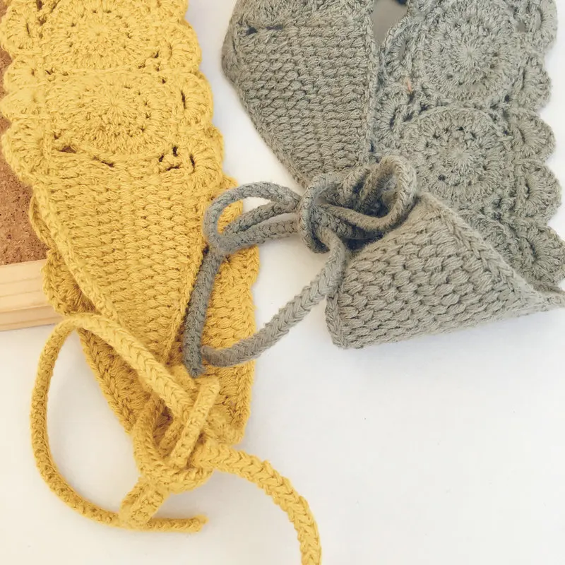 Детская вязаная повязка на голову в Корейском стиле Волосы группы детей ярких