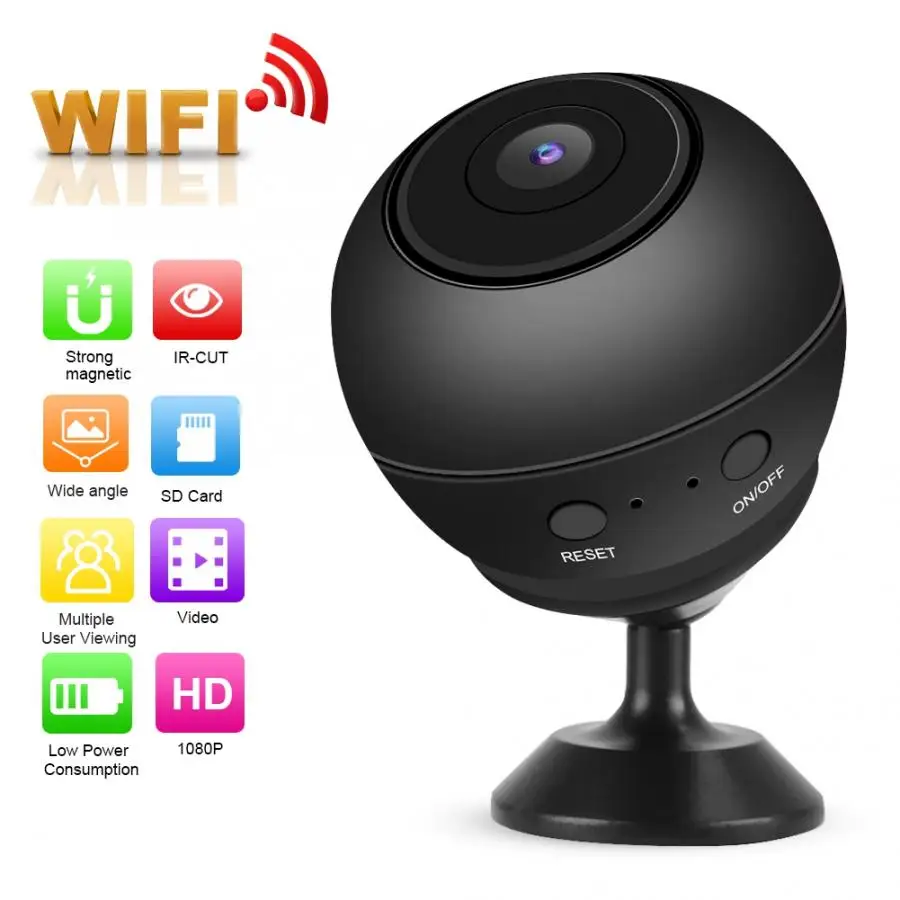 HD 1080P Wi Fi камера 150 градусов рыбий глаз широкий угол мини ночное видение