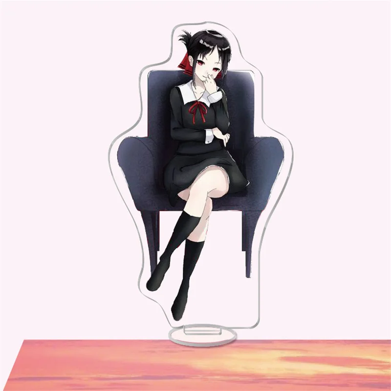 Kawaii Kaguya-sama: Love Is War стенд модель брелок Fujiwara Chika Shinomiya Kaguya стоячий знак акриловый |