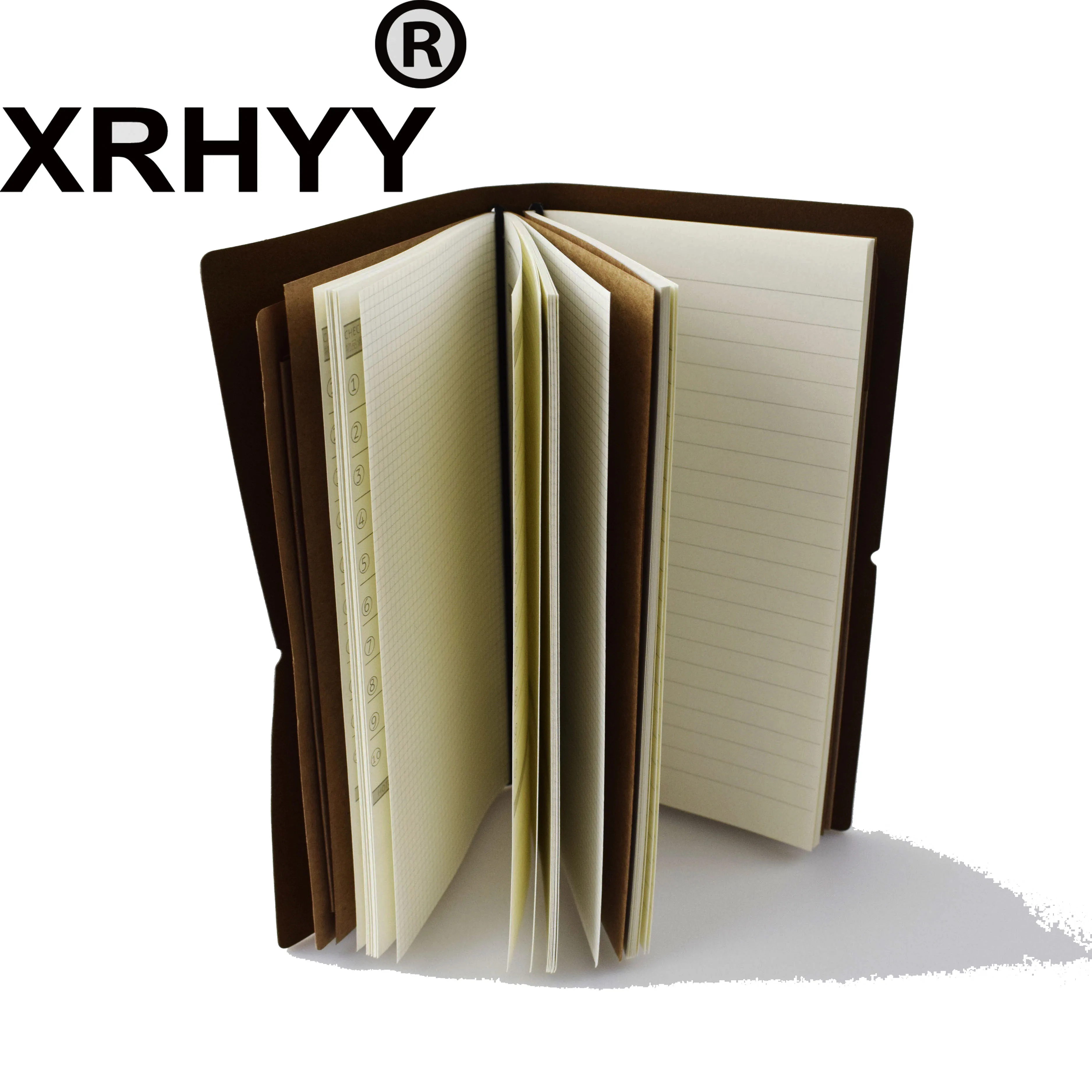 XRHYY винтажный блокнот путешественника жесткий дневник тетрадь для упражнений