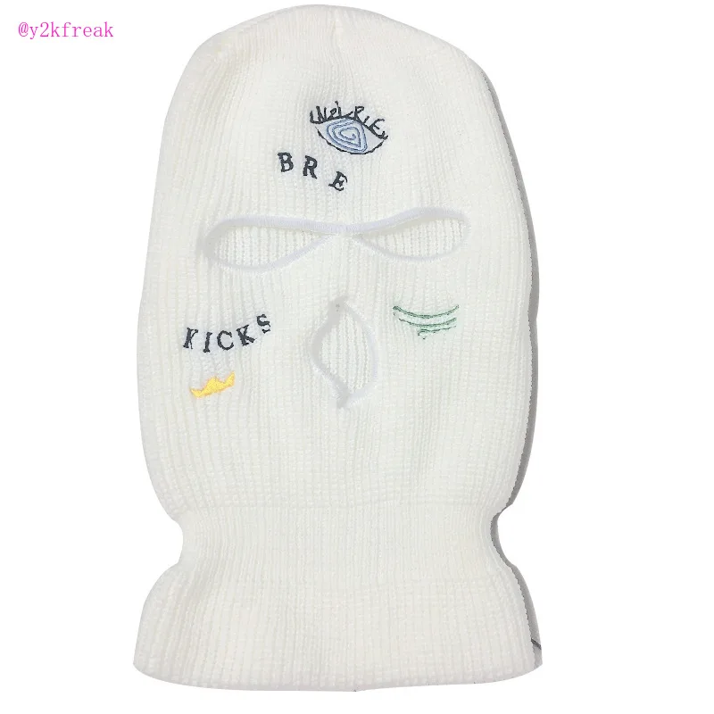 Балаклава маска шапка зеленая неоновая зимняя кепка для вечеринки лыжного спорта егирл костюм косплей уличная банда.