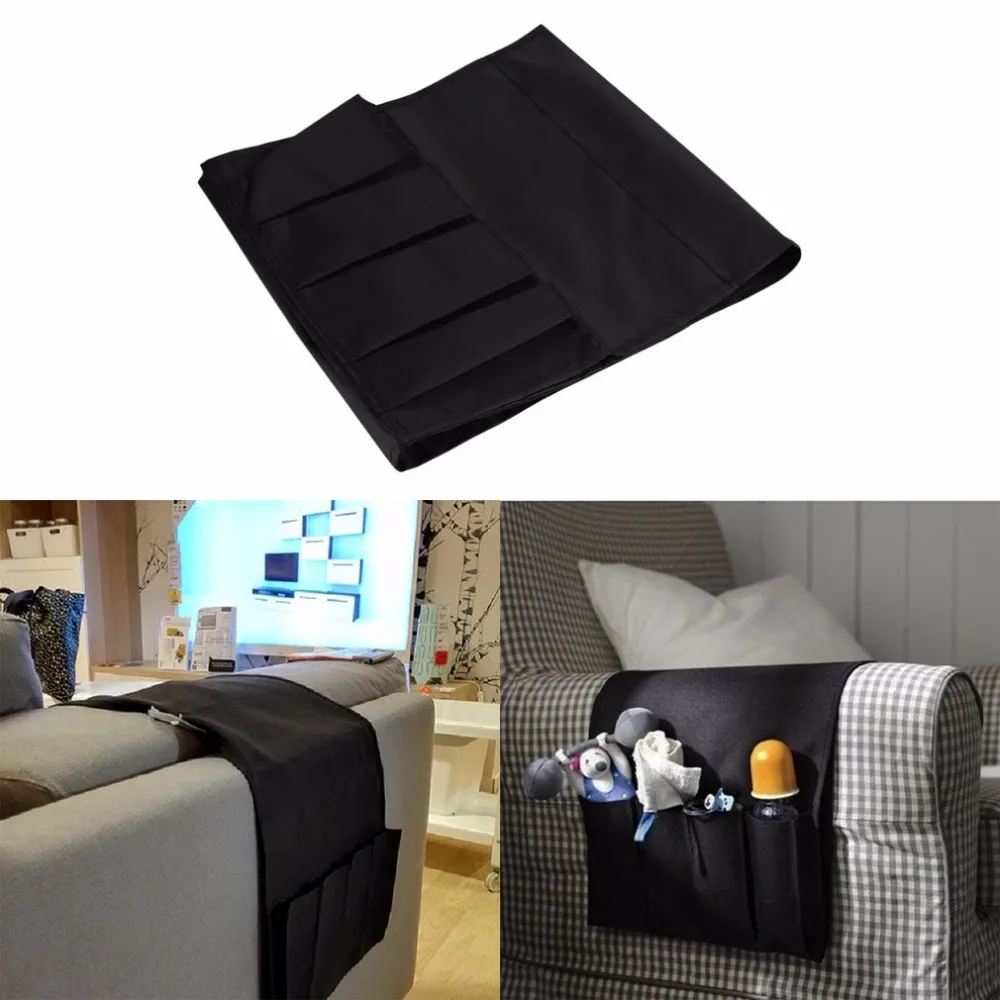 

Sofa Armrest Storage OrganizerRemote Storage OrganizerCouch Arm Chair Caddy for Magazine, Books TV Remote Control Cell Phone