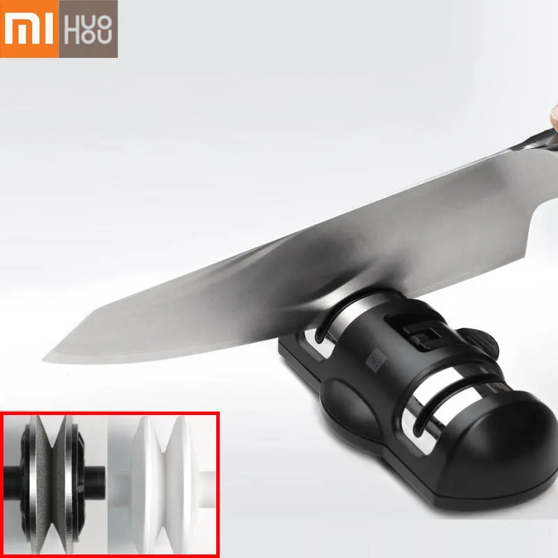 Xiaomi Mijia Huohou Hu0045 точилка с двойным колесом точильный камень Точилки K nife инструмент