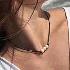 Женское Ожерелье-чокер с искусственным жемчугом